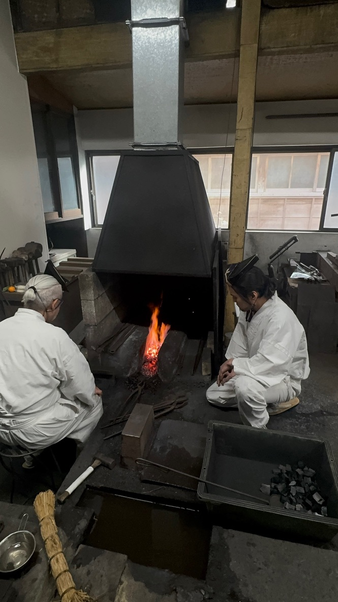 A craftsperson's workshop — the light before a demonstration ends